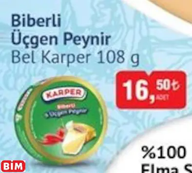 BEL KARPER BİBERLİ ÜÇGEN PEYNİR BEL KARPER BİBERLİ ÜÇGEN PEYNİR